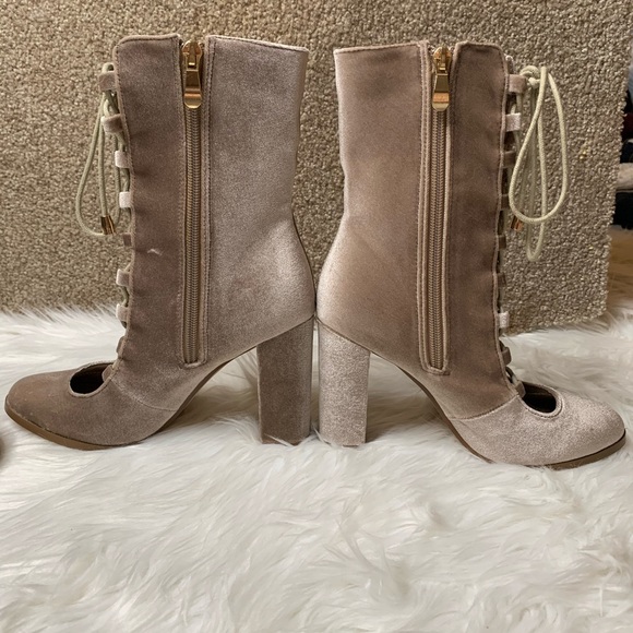 LOVE ATHENA VELVET BOOTS - Picture 3 of 6